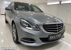 Mercedes Benz E200 Sedan R17 2015 Silver keyless